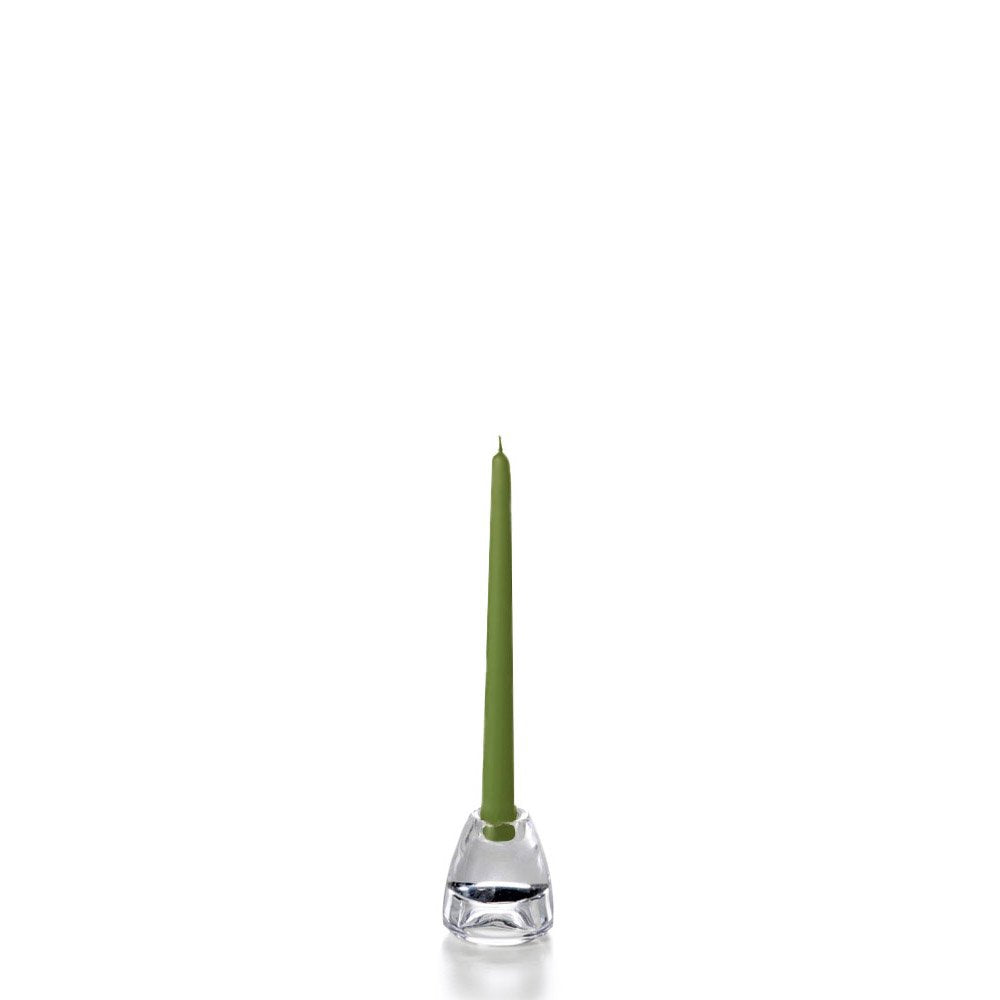 yummi Green Tea Taper Candles -10 inch - 12 per Pack