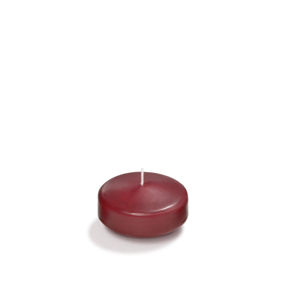 yummi 2.25" Burgundy Floating Candles - 6 per Pack