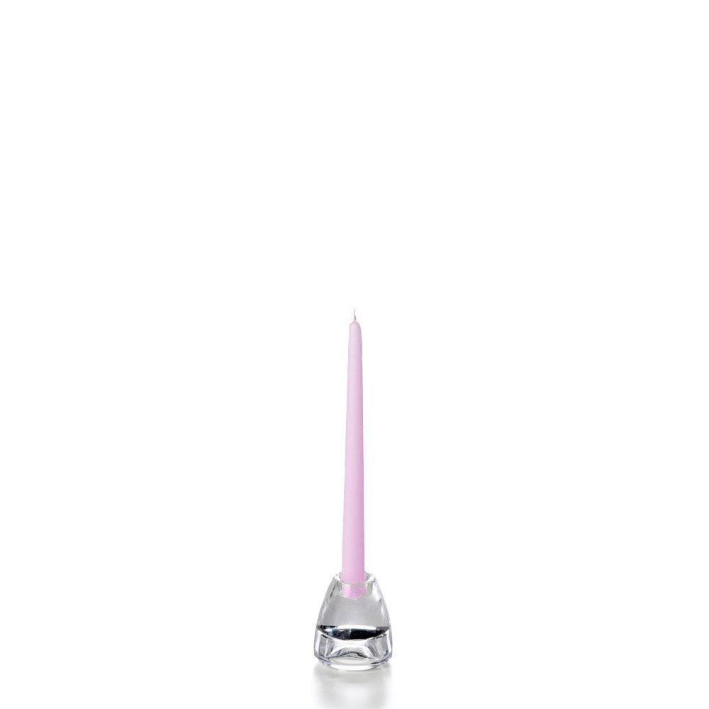 yummi Violet Taper Candles -10 inch - 12 per Pack