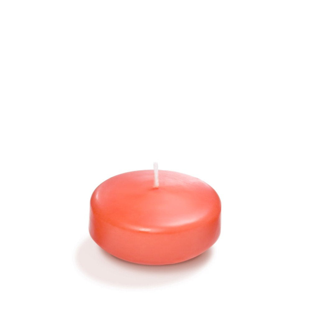 yummi Case of 18 3" Coral Floating Candles