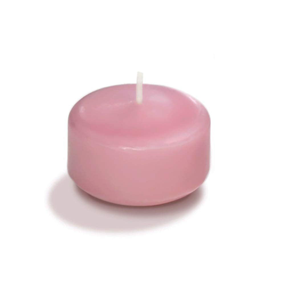 yummi Case of 120 1.75" Light Rose Floating Candles