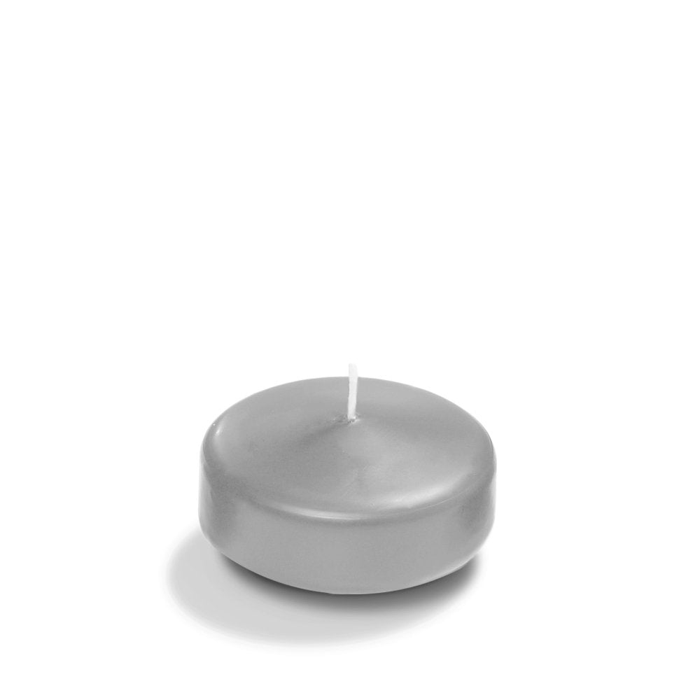 yummi Case of 18 3" Light Gray Floating Candles