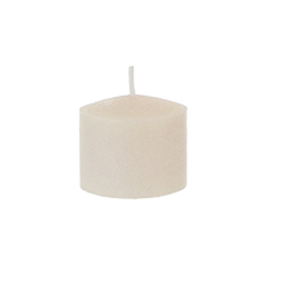 Mega Candles 72 pcs Unscented Ivory Votive Candles, Pressed Wax Candle 10 Hours 1.5 Inch x 1.38 Inch, Home Décor, Wedding Receptions, Occasions, Events, Festivities, Meditations, Religious, Prayers