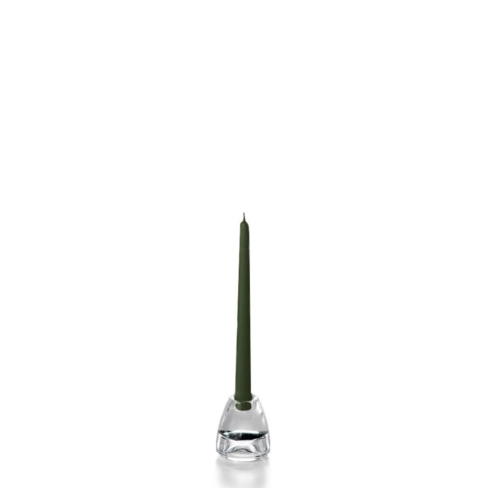 yummi Olive Taper Candles -10 inch - 12 per Pack