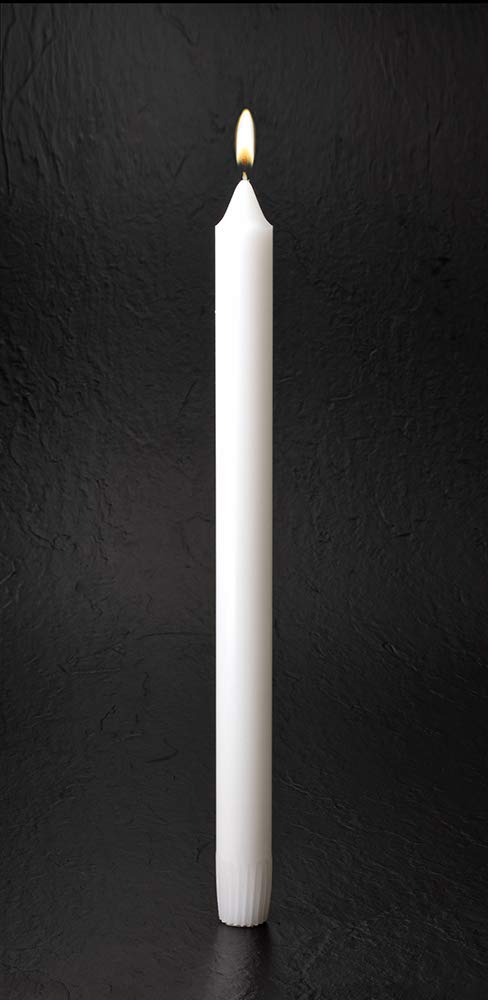 Emkay Altar Candle 15 x 1-1/8 Stearic Self - 12 to Carton