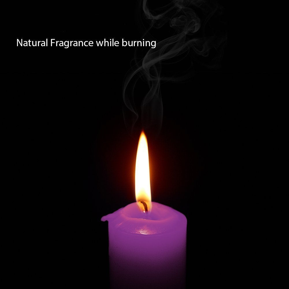 Low Temperature Candles Low Heat Candle, EROKAY Romantic Candles for Home Decro(2PCS)