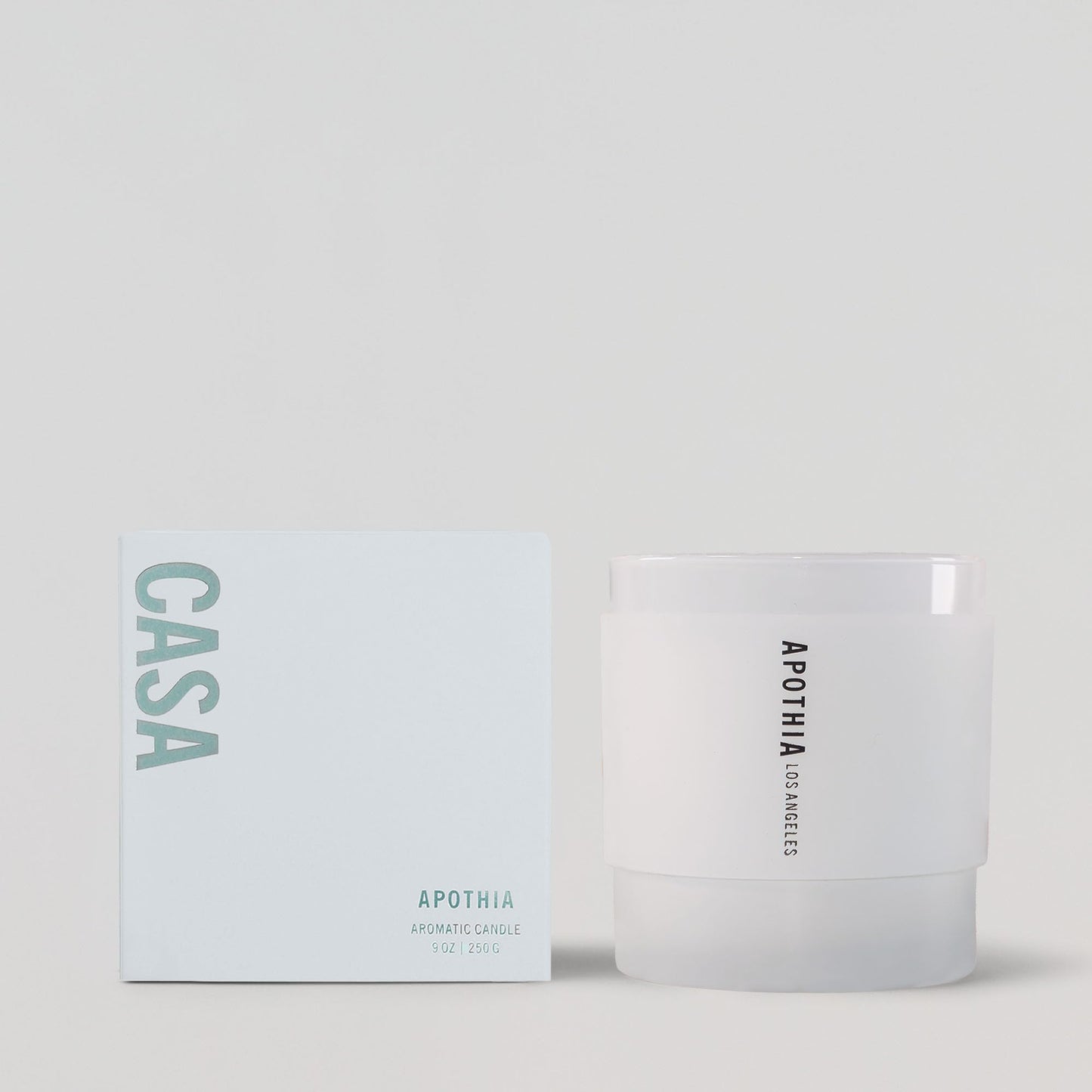 APOTHIA - Casa Candle | Fresh Casablanca Lilies | Award Winning Scented Candles with Premium Soy Wax Blend I 60 Hour Long Burning I 9 oz I Small Batches for Luxury Quality in Decorative Jar