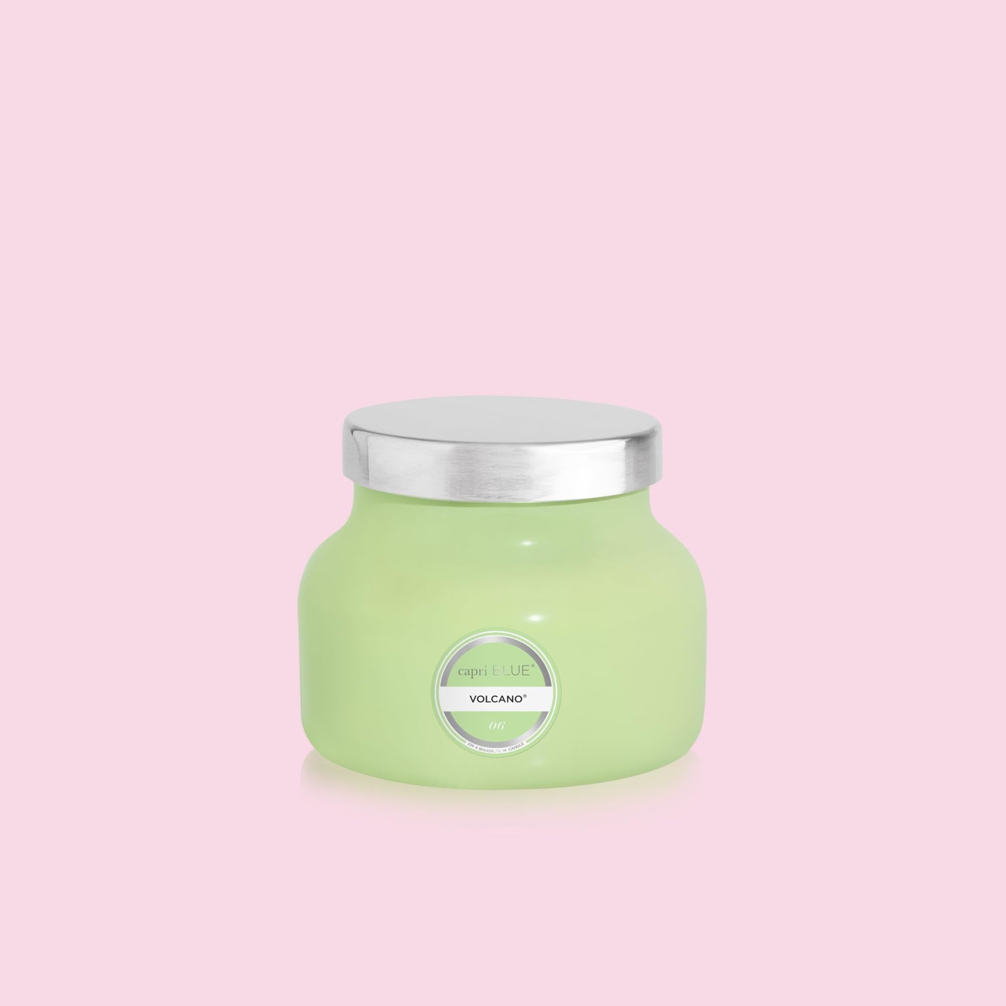 Capri Blue Volcano Scented Candles - Luxury Candles for Home Scented with Tropical Fruit & Sugared Citrus - Long Lasting Soy Wax Blend - Petite Glass Jar (Iced Matcha Green, 8 oz)