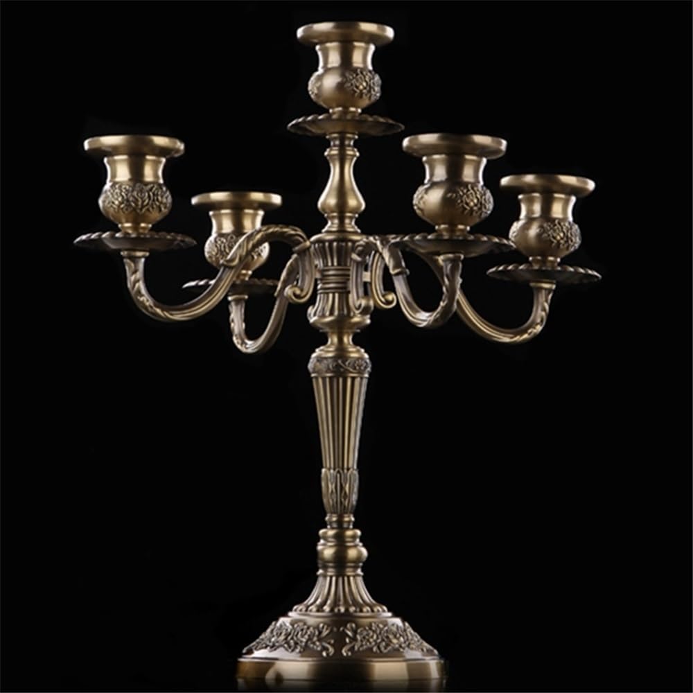 Candlestick Holders Retro Zinc Alloy Candlestick Home Decoration Wedding Candles Dinner Candle Holder Candle Holders