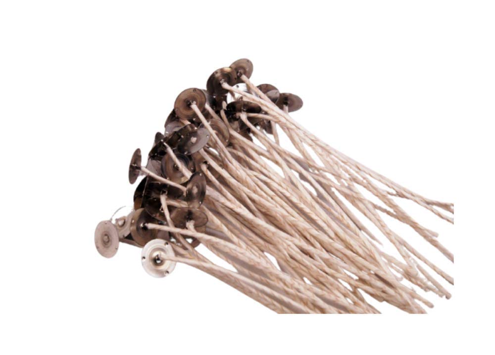 (50) 6" Length 6 Cotton Core Pretabbed Candle Wicks