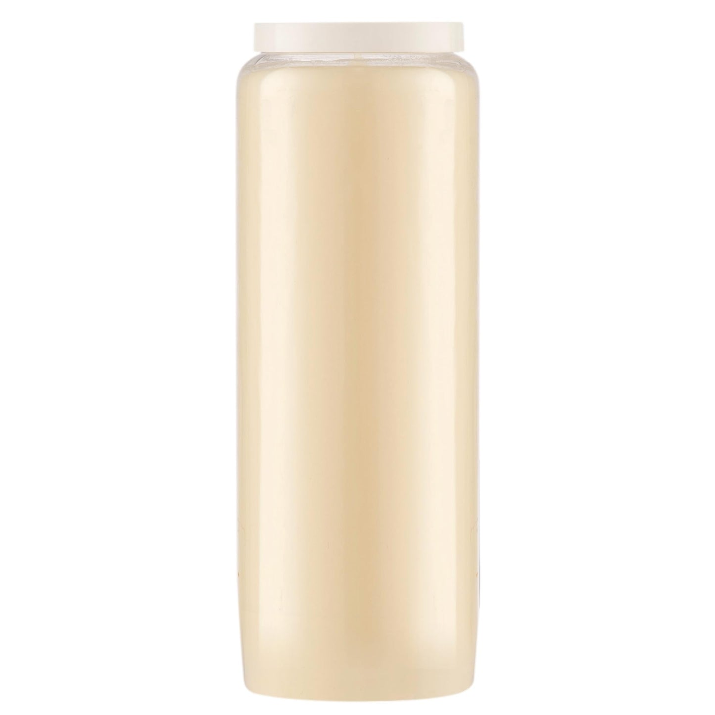 Lerner 9-Day Memorial Candles, 5 Pack, 7” Pillar Prayer Candle in Plastic Jar, Long-Lasting Smokeless Clean Burning Mourning & Shiva Candle for Vigils, Church, Synagogue, Jewish Yahrzeit Candles