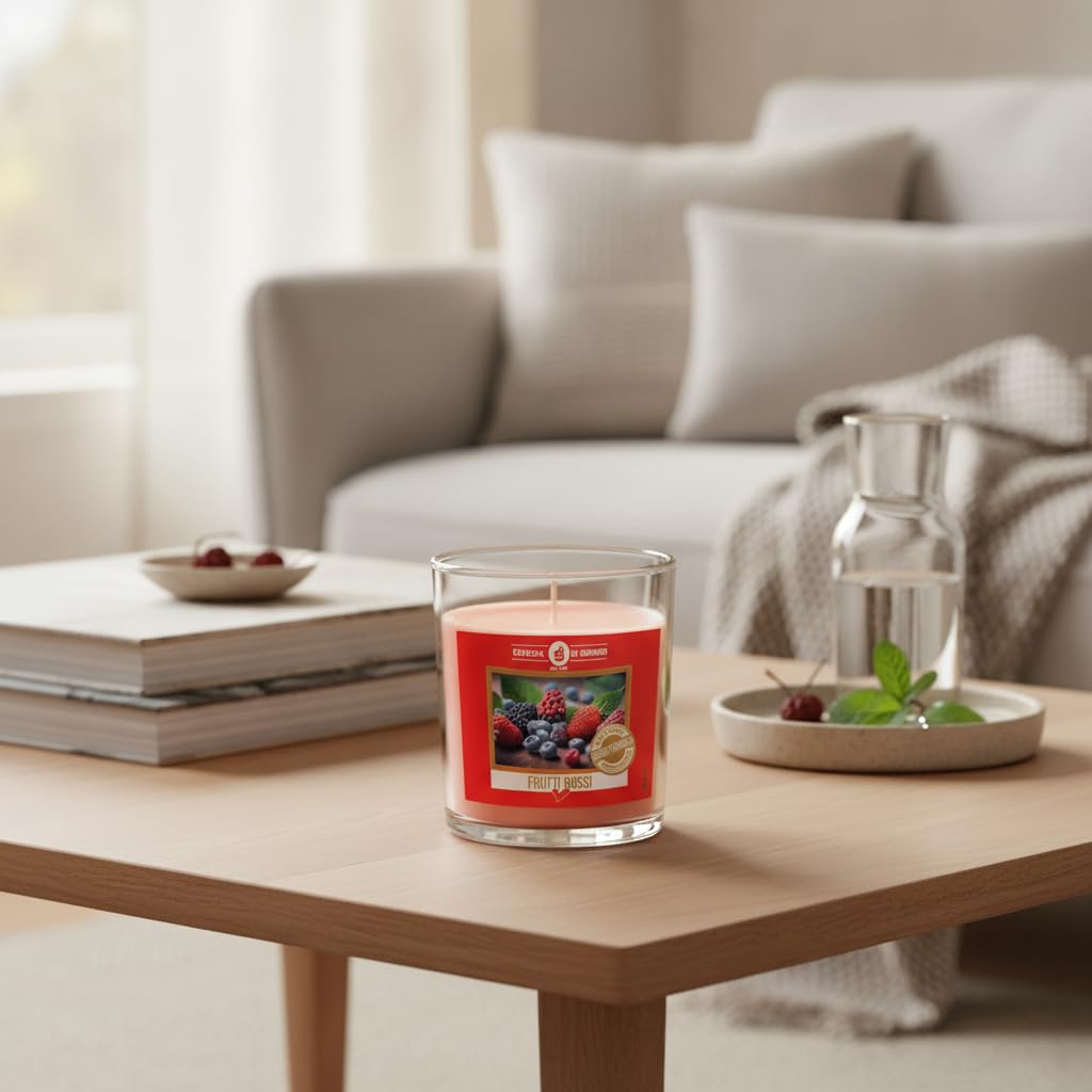 Berries/Berries Scented Vegetable Wax Candle - Allergen Free