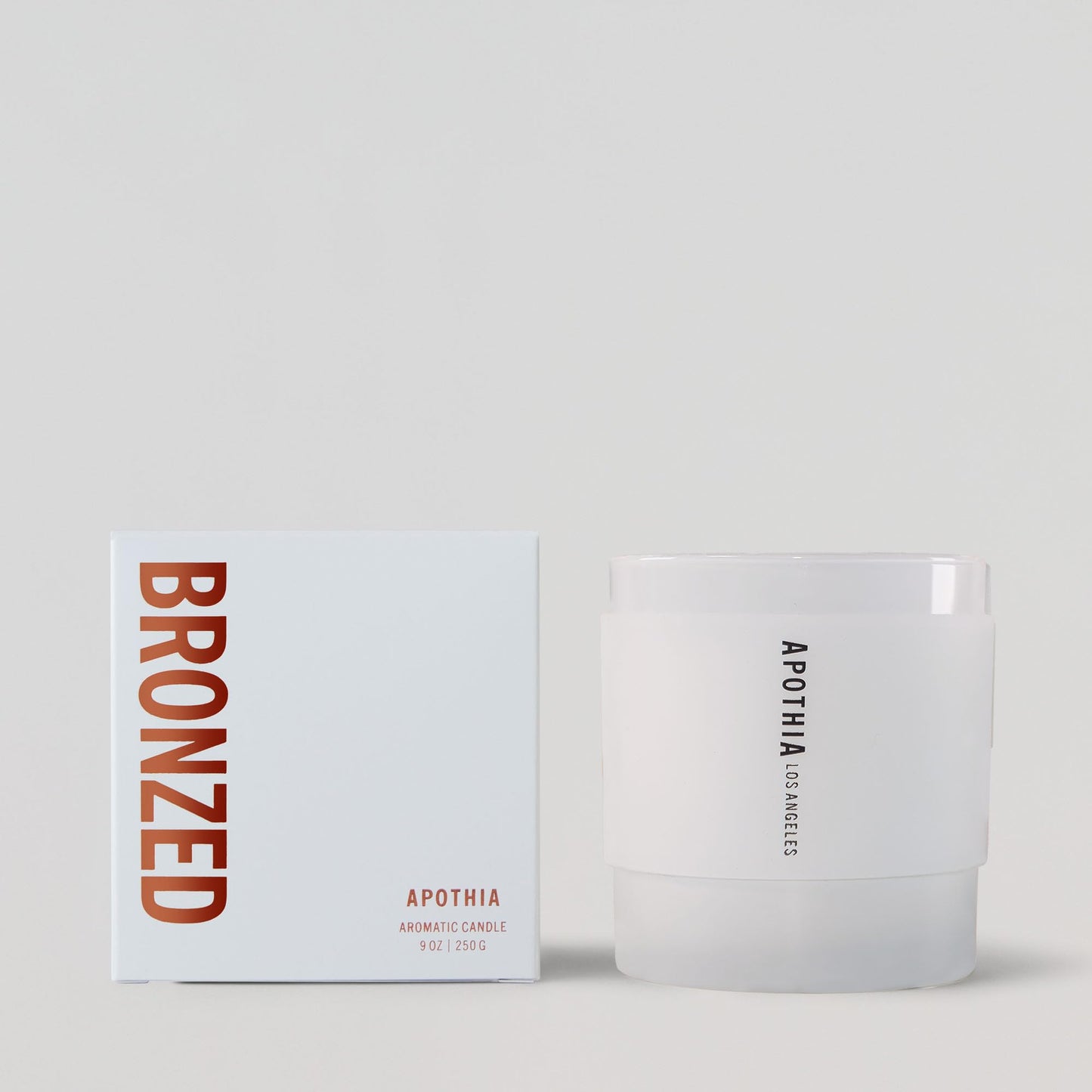 APOTHIA - Bronzed Candle | Bronze Orange Blossom & Jasmine I Award Winning Scented Candles with Premium Soy Wax Blend I 60 Hour Long Burning I 9 oz I Luxury Quality in Decorative Jar