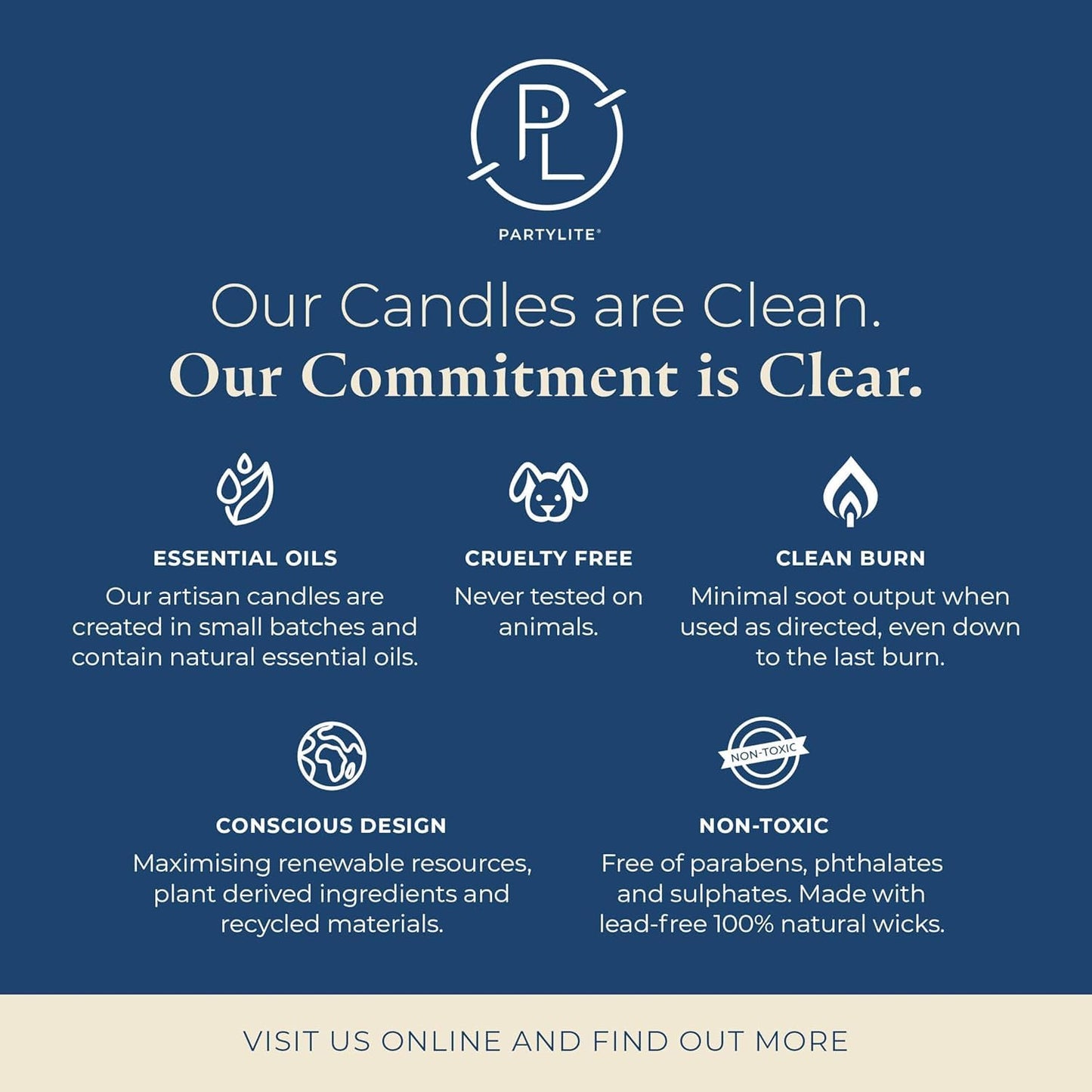 PartyLite Brighter World™ Ylang Ylang Black Currant Jar Candle