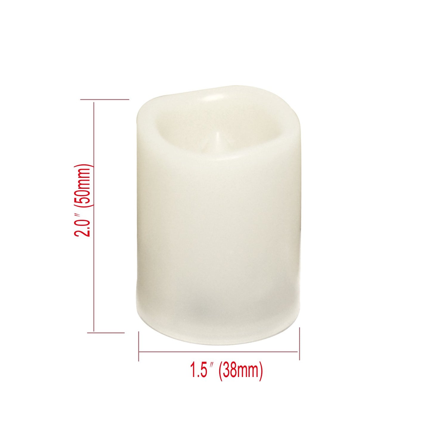 CANDLE CHOICE Battery Operated Flameless Votive Candles with Timer Flickering Fake Electric LED Tea Lights Set Wedding Party Holiday Decorations Table Centerpiece Long Lasting Batteries Included 6 PCS