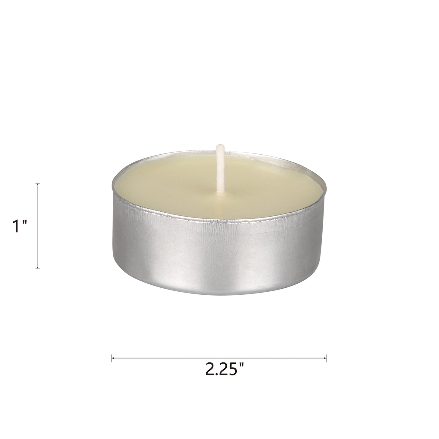 Mega Candles 12 pcs Unscented Oversize Ivory Tea Lights Candles, Pressed Wax Candle 12 Hour Burn Time, Home Décor, Wedding Receptions, Occasions, Events, Meditations, Tranquility, Spa