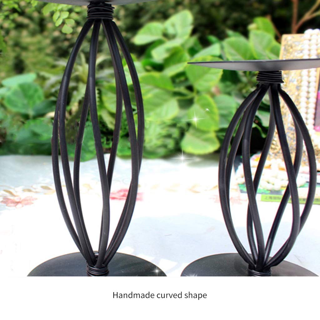 XILIN-1987 Candle Holderss Simple European Candle Holder Romantic Retro Wedding Props Wrought Iron Home Furnishings Decorative Candlestick
