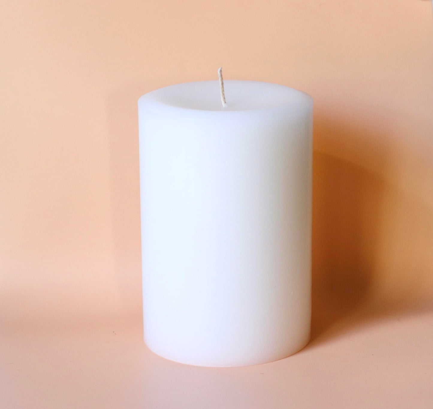 M.C.D. Modern Candle Design Classic White Pillar Candles, Unscented Decorative Candles for Home, Wedding, Dining Table Dripless Smokeless (1, 4 x 6)