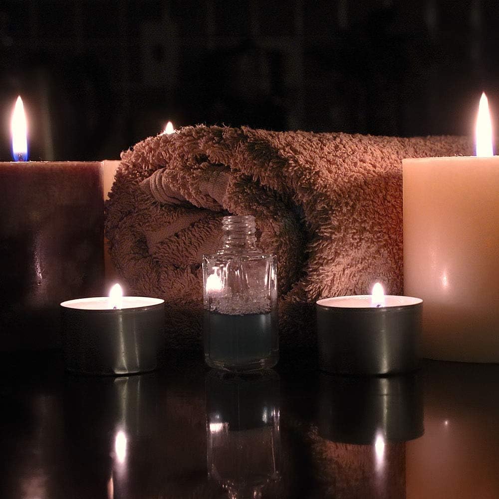 Tealight Candles 100% Pure Wax, Unscented, Long Burning Tealight, 9 Hours Burn time, White Unscented Tea Light Candles (Pack of 50)