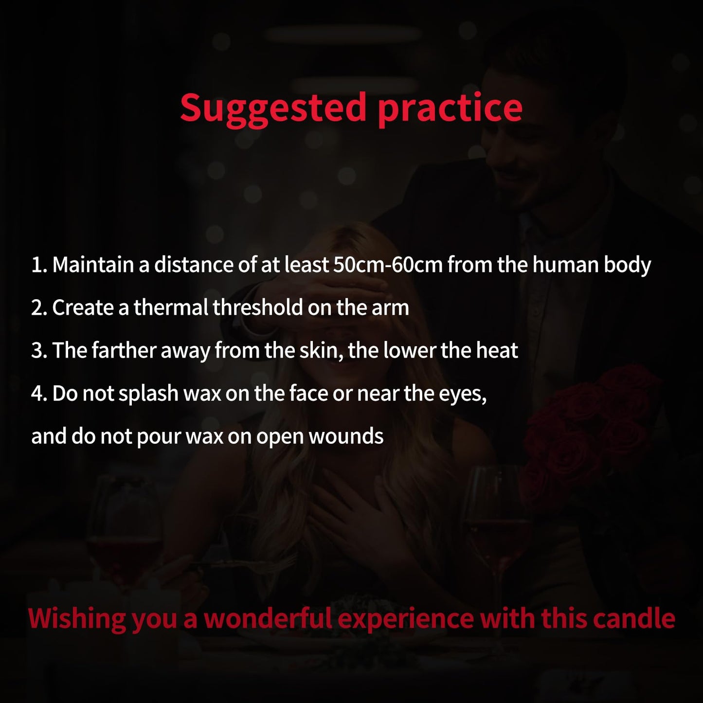 Low Temperature Candle Set - 3 Pack (Red, Purple, Black), Smooth Drip Candles for Deep Relaxation, Cozy Home Ambiance & Mood Lighting