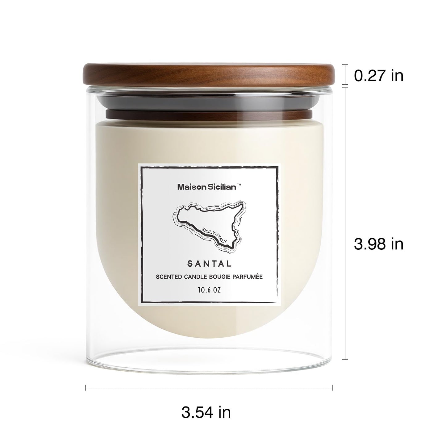 Tomato Leaf Candle by Maison Sicilian | Inspired by Tomato Leaves – Authentic Tomato Vine Scent, Fresh Green & Earthy Notes, Hand-Poured Soy Wax, 65 Hour Burn | Garden-Inspired for Plant Lovers