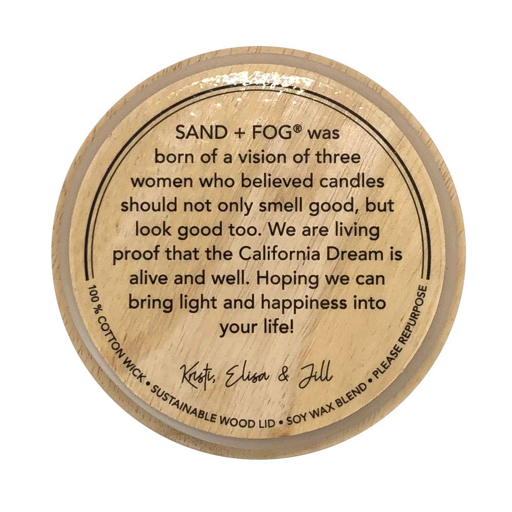 Sand + Fog Beach Day Bundle - Set of Three Luxury Candles - California Beach House, Clean Waves, Ocean & Sea Salt - 12 oz