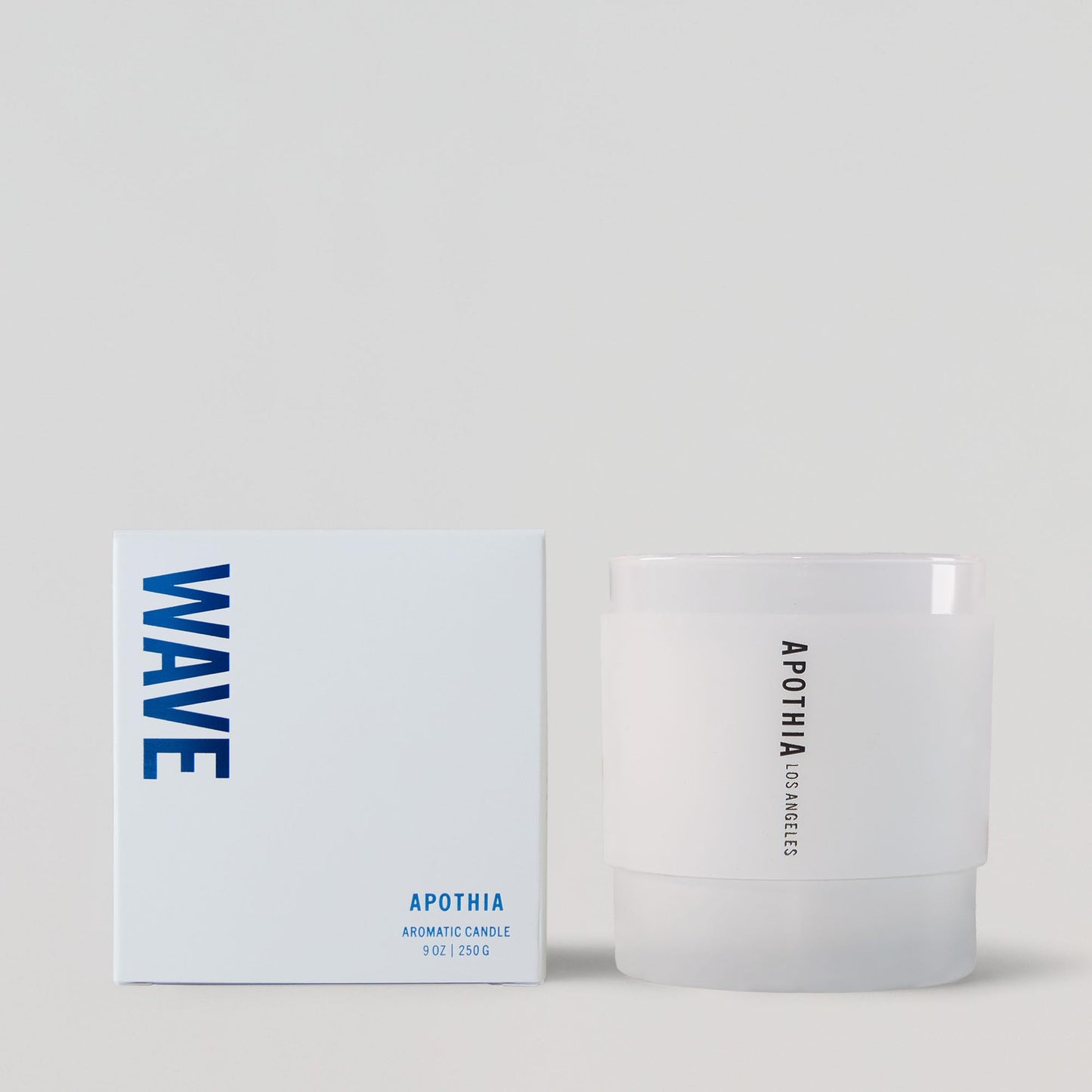 APOTHIA - Wave Candle | White Grapefruit & Salty Ozone | Award Winning Scented Candles with Premium Soy Wax Blend I 60 Hour Long Burning I 9 oz I Small Batches for Luxury Quality in Decorative Jar