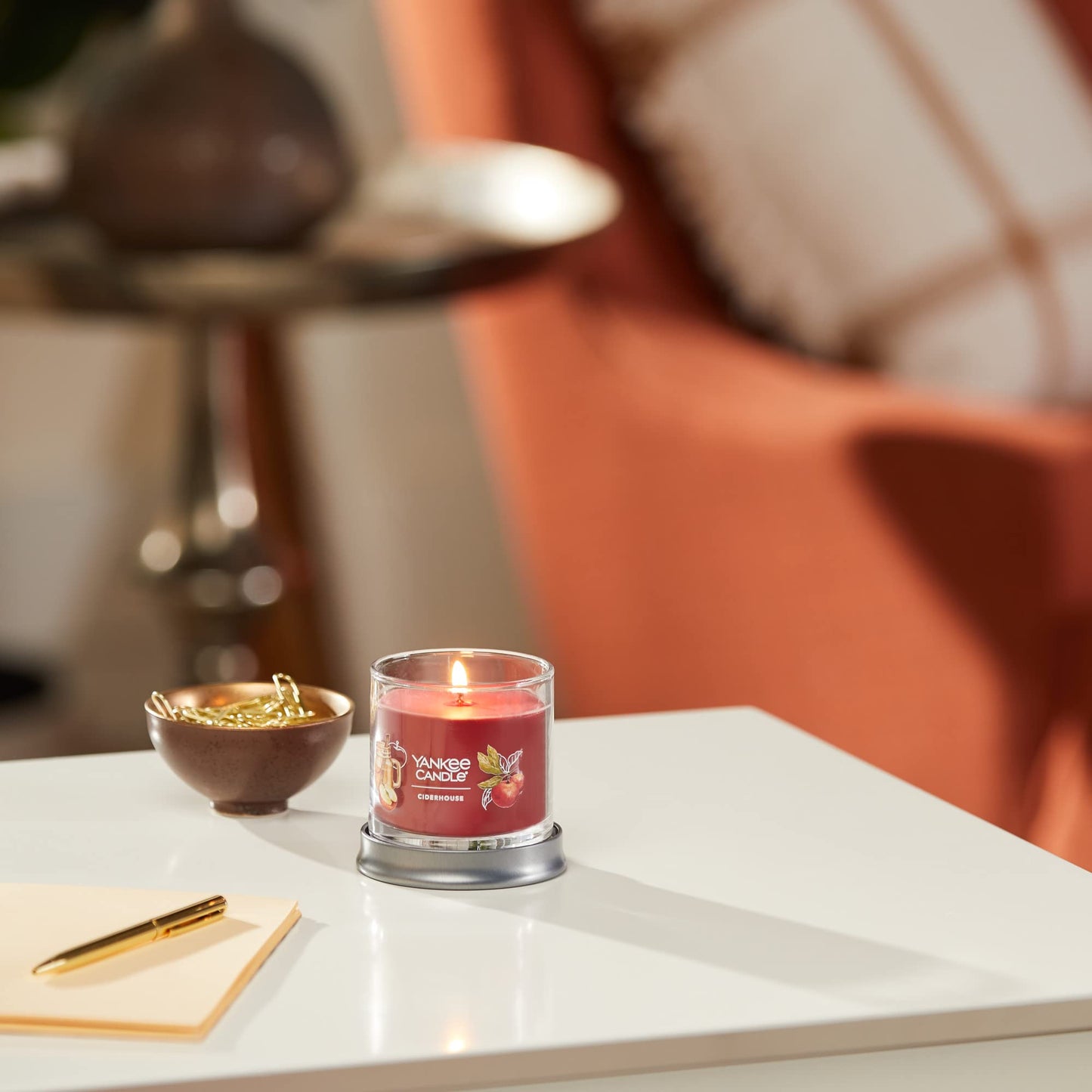 Yankee Candle Ciderhouse Scented Signature 4.3oz Small Tumbler Single Wick Candle Over 20 Hours of Burn Time