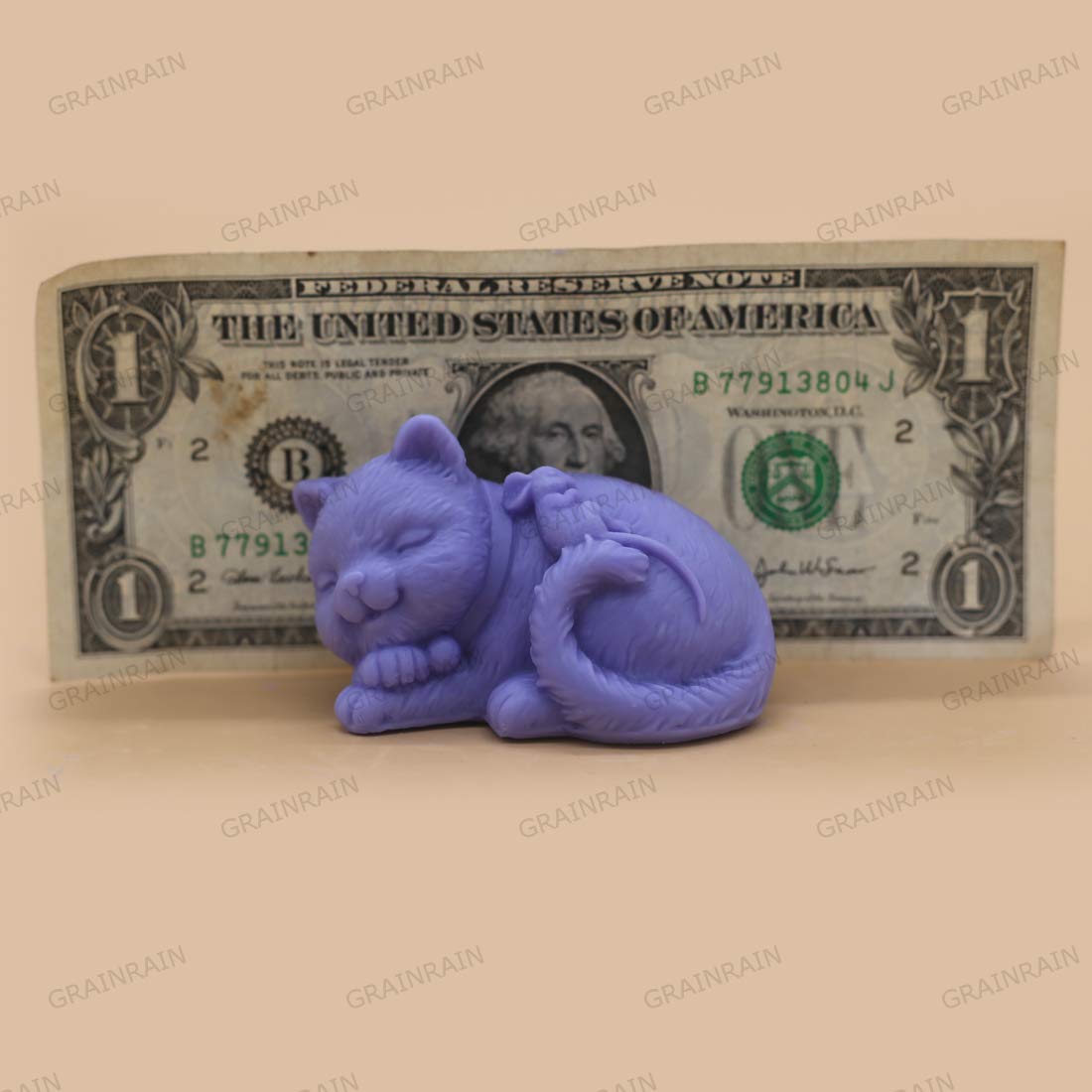 3D Cat Mouse Silicone Soap Molds Soap Molds for Soap Making Silicon Molds for Soaps DIY Craft Handmade Soap Candle Plaster Resin Mould (11016)