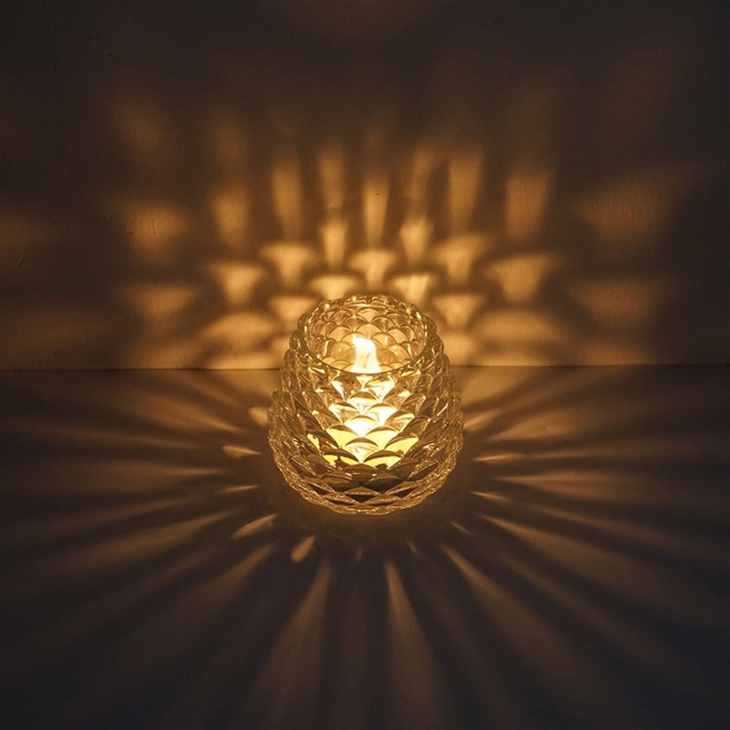 Decorative Candle Holder, Creative Pinecone Shaped Candle Cup, Exquisitely Crafted Glass Candle Holder, Aromatherapy Candle Holder, Candle Holder
