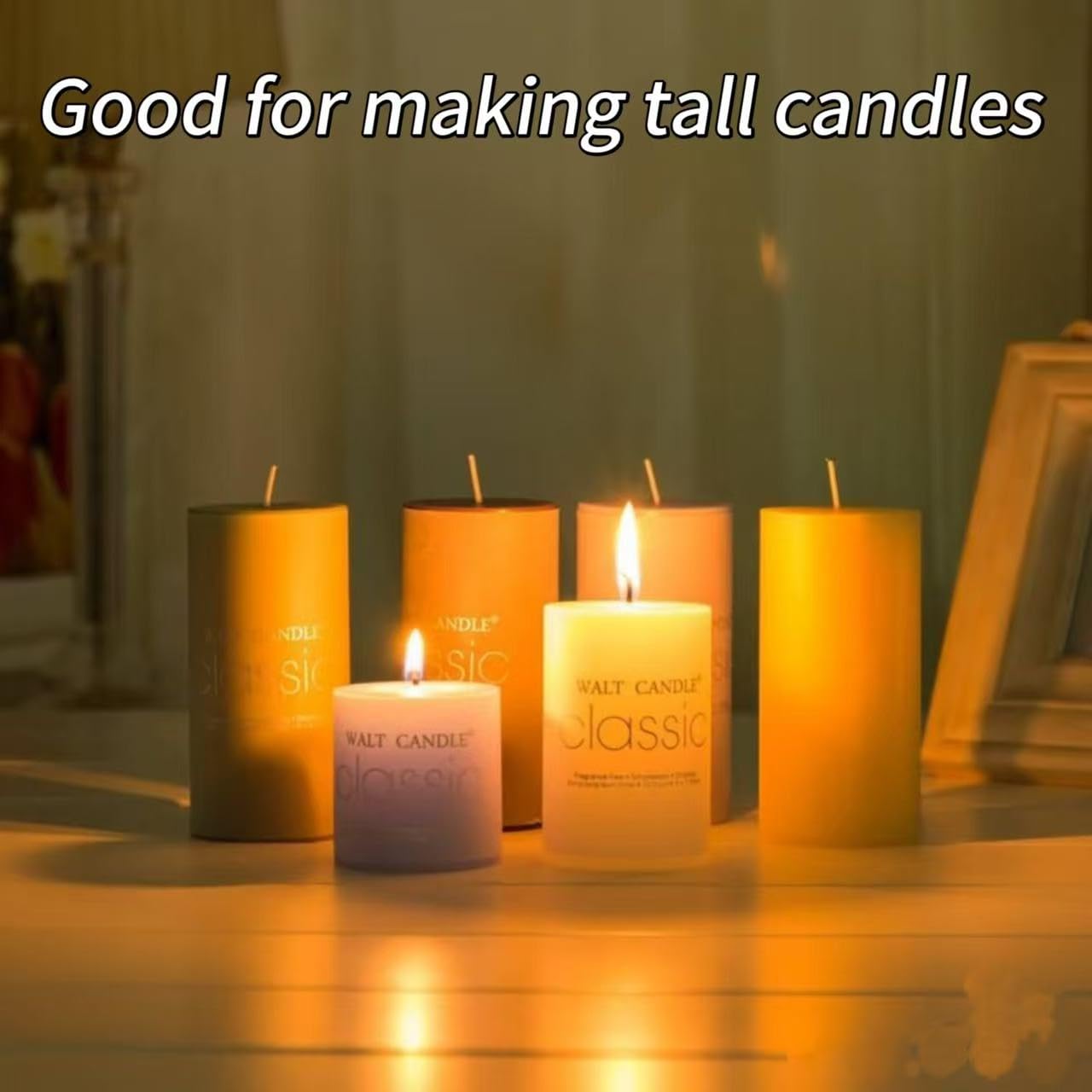 Candle Wicks 200 PCS 8 inch Hemp Candle Wicks 2.5mm Organic Beeswax Candle Wicks for Candle Making Edible Candle Wick for Butter Candle Hemp Candle Wick