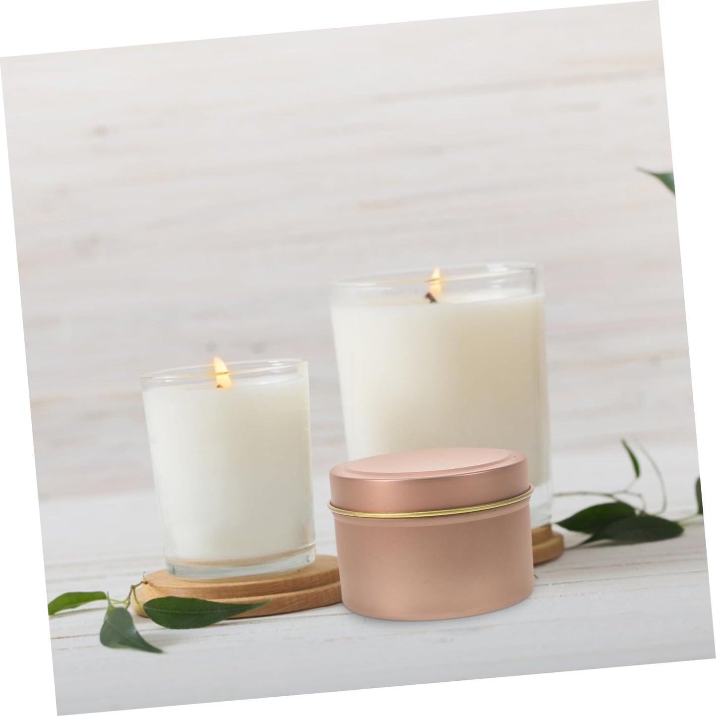 GOOHOCHY 12pcs Metal Tea Light Candle Holders Diy Aromatherapy Candle Cans Empty Jar Tins