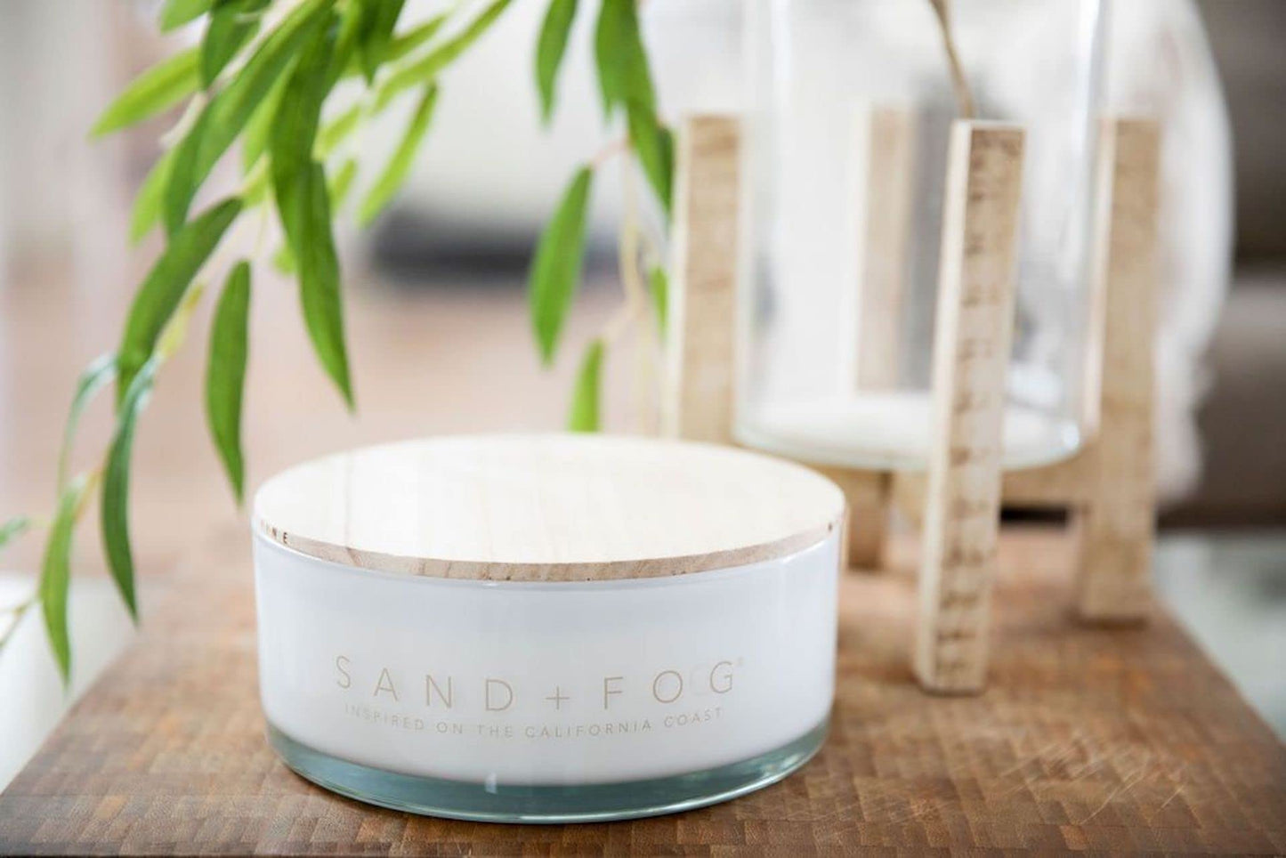Sand + Fog Scented Candle - Honey Tobacco - Additional Scents and Sizes – 100% Cotton Lead-Free Wick - Luxury Air Freshening Jar Candles - Perfect Home Décor for Your Cocktail Table – 23 oz