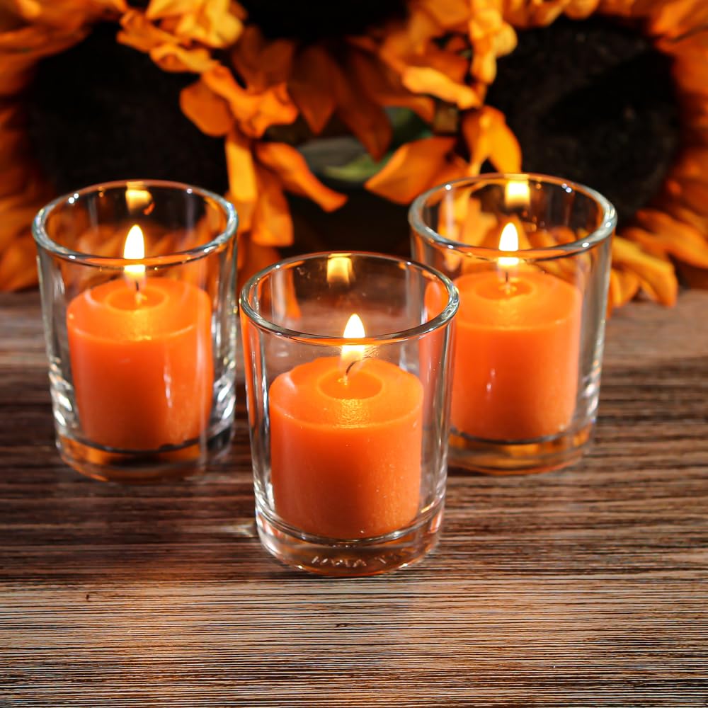 Richland® Votive Candles Orange Unscented 10 Hour Burn Set of 144