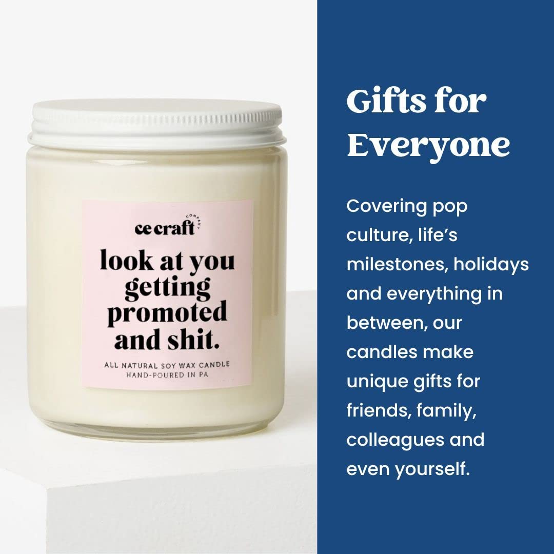 CE Craft Coffee & A Book Scented Candle - Gift for Book Lovers, Reading Candle, Bookish Scents for Bibliophiles
