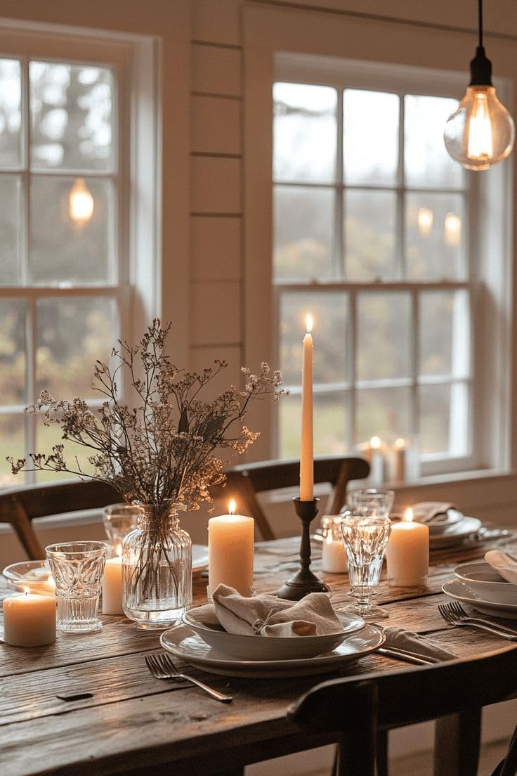 Taper Candles 10 Inch 20 Pack Ivory – CW Studio Unscented Dripless Smokeless Candlesticks, 7-8 Hour Clean Burn – Elegant Dinner Table Centerpiece for Wedding, Holiday Decor & Romantic Dinners
