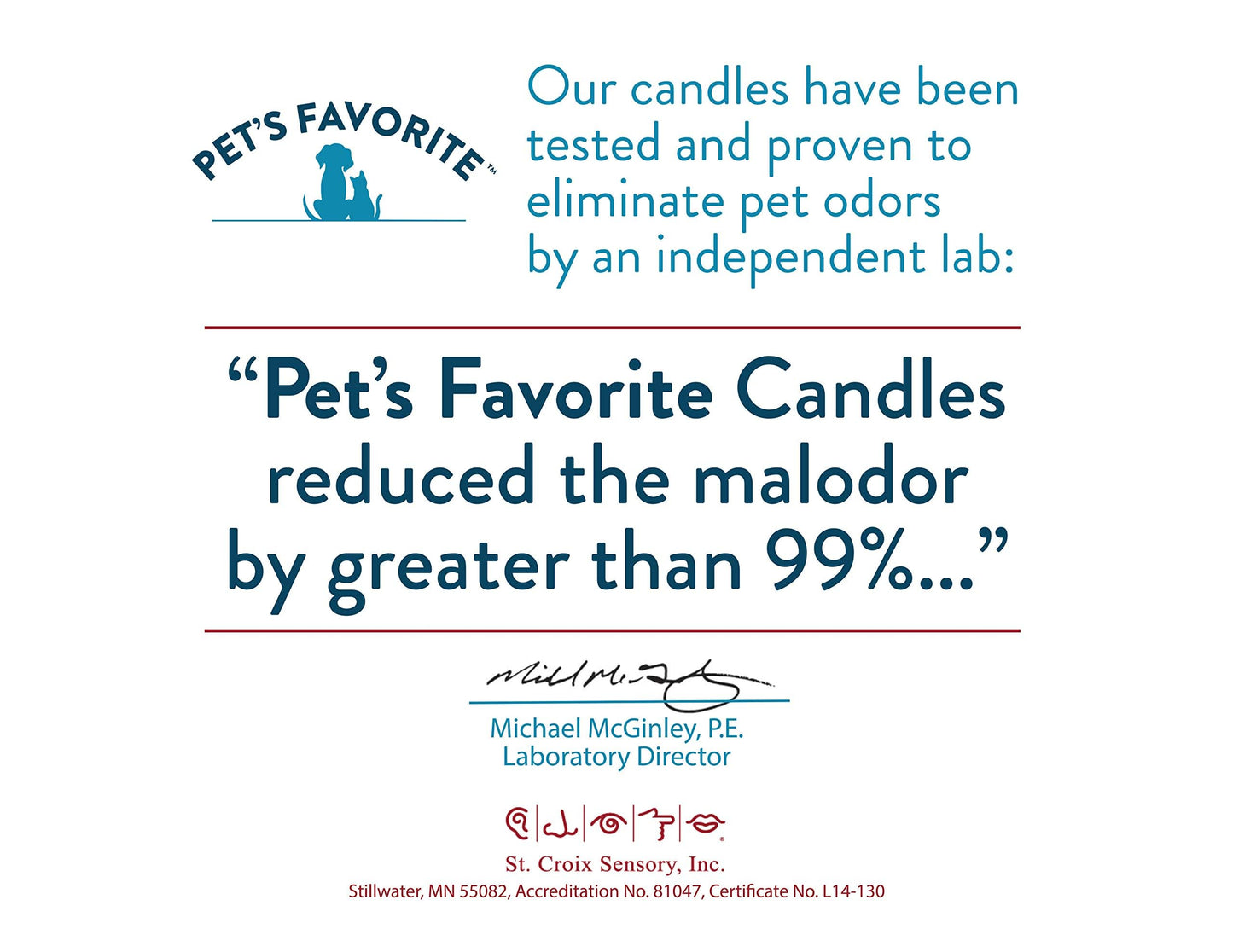 Pet's Favorite Scented Candles with a Cotton Wick, Clean Burning Pet Candles with a Natural Fiber Wick and 70 Hour Burn Time, Forest Pine Pack of 2