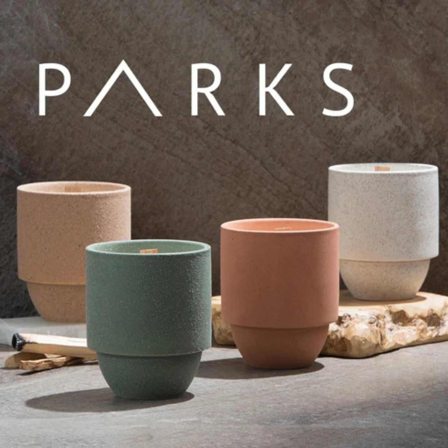 Paddywax Parks, Yosemite Scented Candle in Reusable Ceramic Jar with Crackling Wood Wick, Soy Candle with Approx. 77 Hour Burn Time, Decorative Gift Candles for Home, Cottonwood & Oak Scent, 11 oz