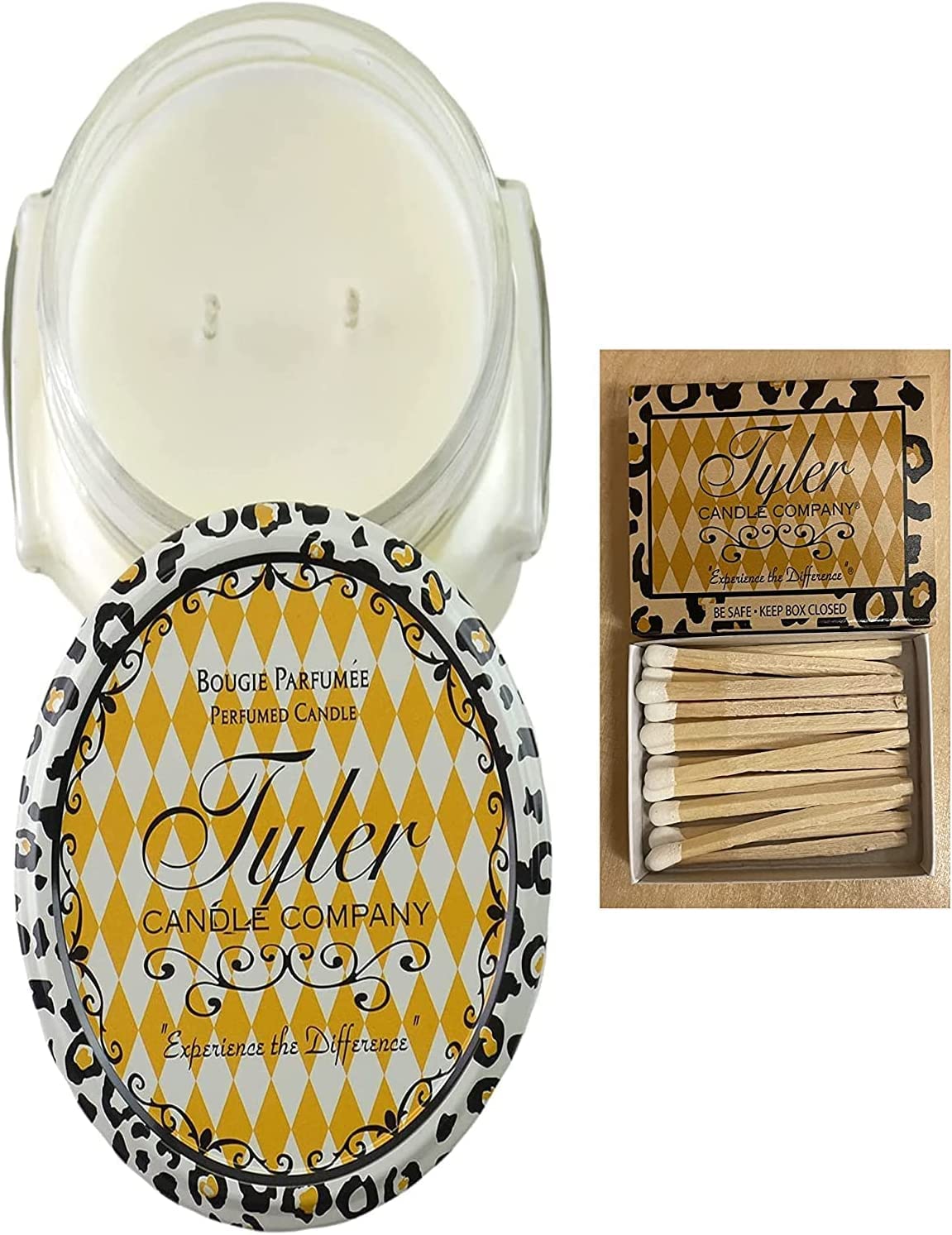 Tyler Company Diva Scented Candle, 22 oz, Pack of 1, Includes a Tyler Company Match