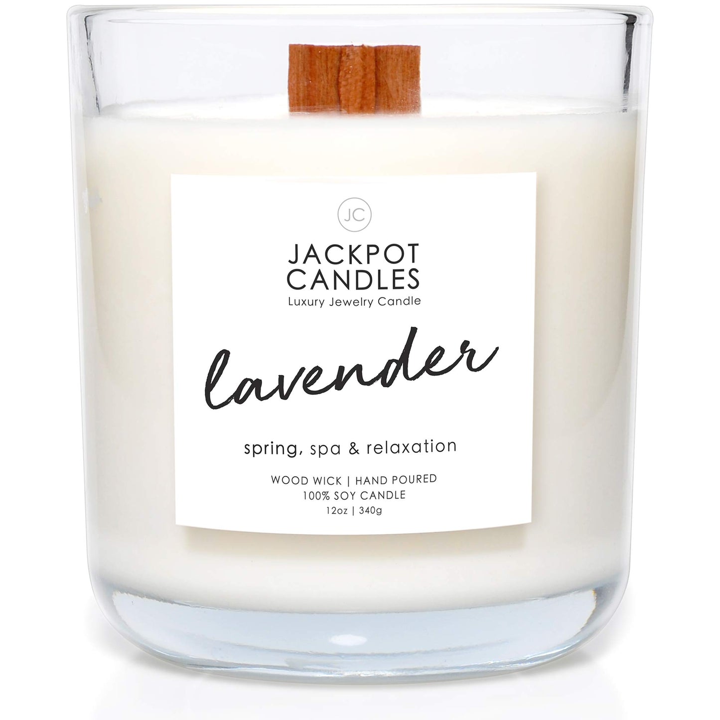 Lavender Candle with Ring Inside (Surprise Jewelry Valued at $15 to $5,000) Ring Size 7