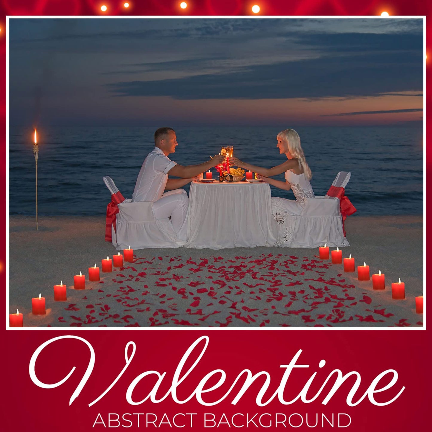 Honoson 6 Pcs 2'' x 1.65'' Red Heart Shaped Tea Lights: Long Lasting, Odorless, Modern, Solid Heart Candle for Valentine's Day, Wedding, Romance