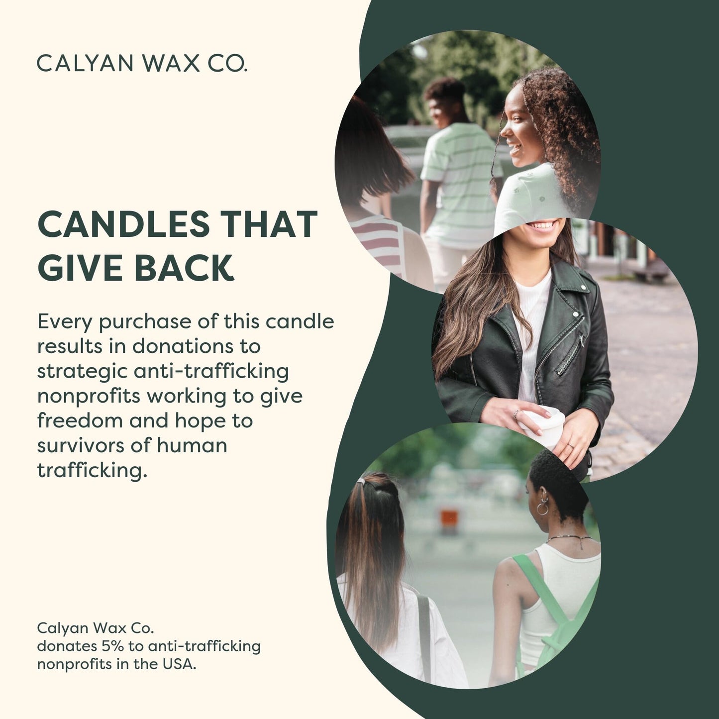 Calyan Wax Co. Rosewood & Amber 3 Wick Scented Candle - 43 Hour Burn - Luxury 3 Wick Soy Candles - Clean Soy Wax Candles - Long Lasting Large Glass Jar Candle for Home - 14.9oz