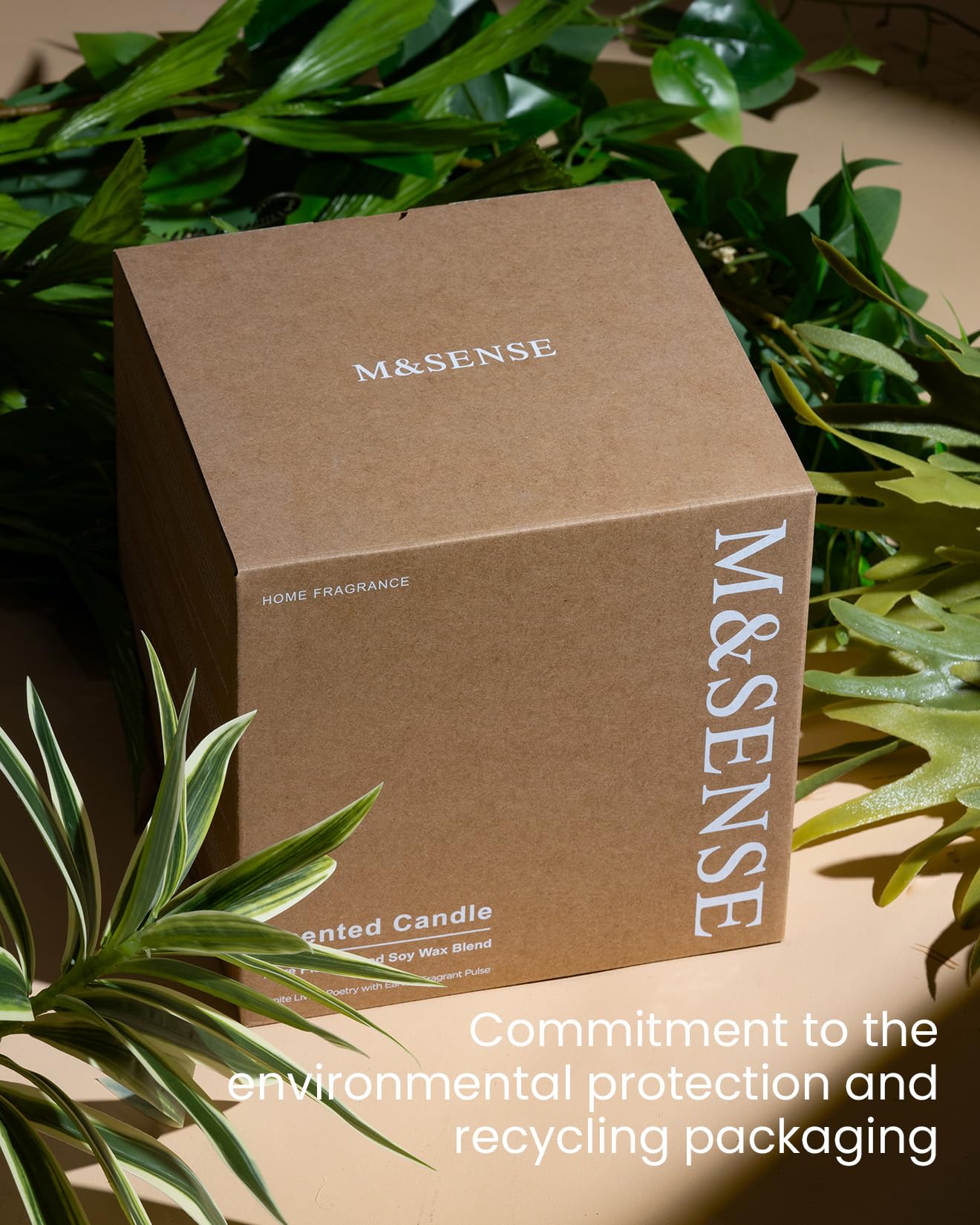 M&SENSE Citronella Eucalyptus Scented Candle 41.5oz,Citronella Eucalyptus Candles Outdoor Indoor,Summer Candles for Outside,220 Hours Burn Time,Nature Soy Wax