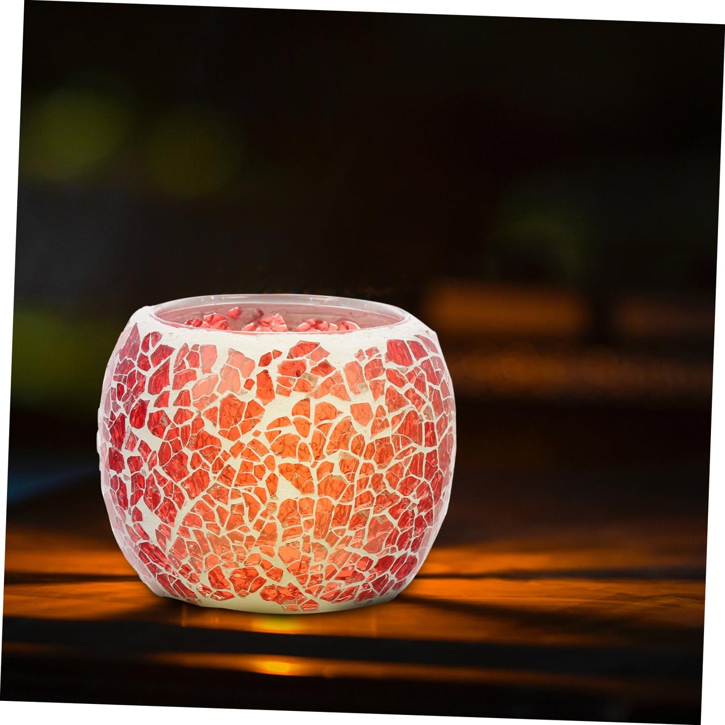 FONDOTIN Glass Candleholder Romantic Candle Stand for Home Restaurant Decor Elegant Table Centerpiece for Dining Weddings Parties Glass Fine Craftsmanship