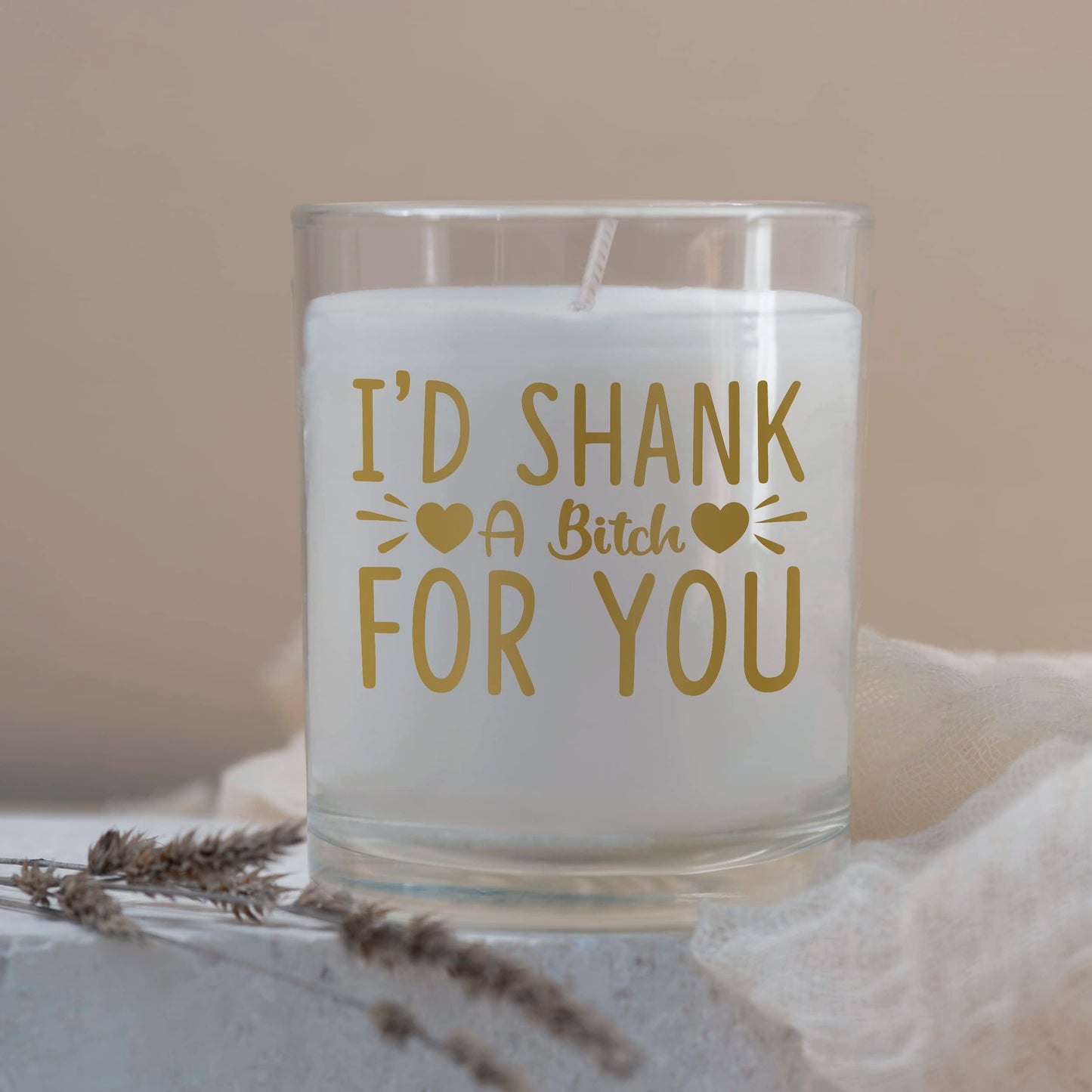BAD BANANAS Best Friend Candle - Gifts for Women - Id Shank a B for You - Scented Candles for Women