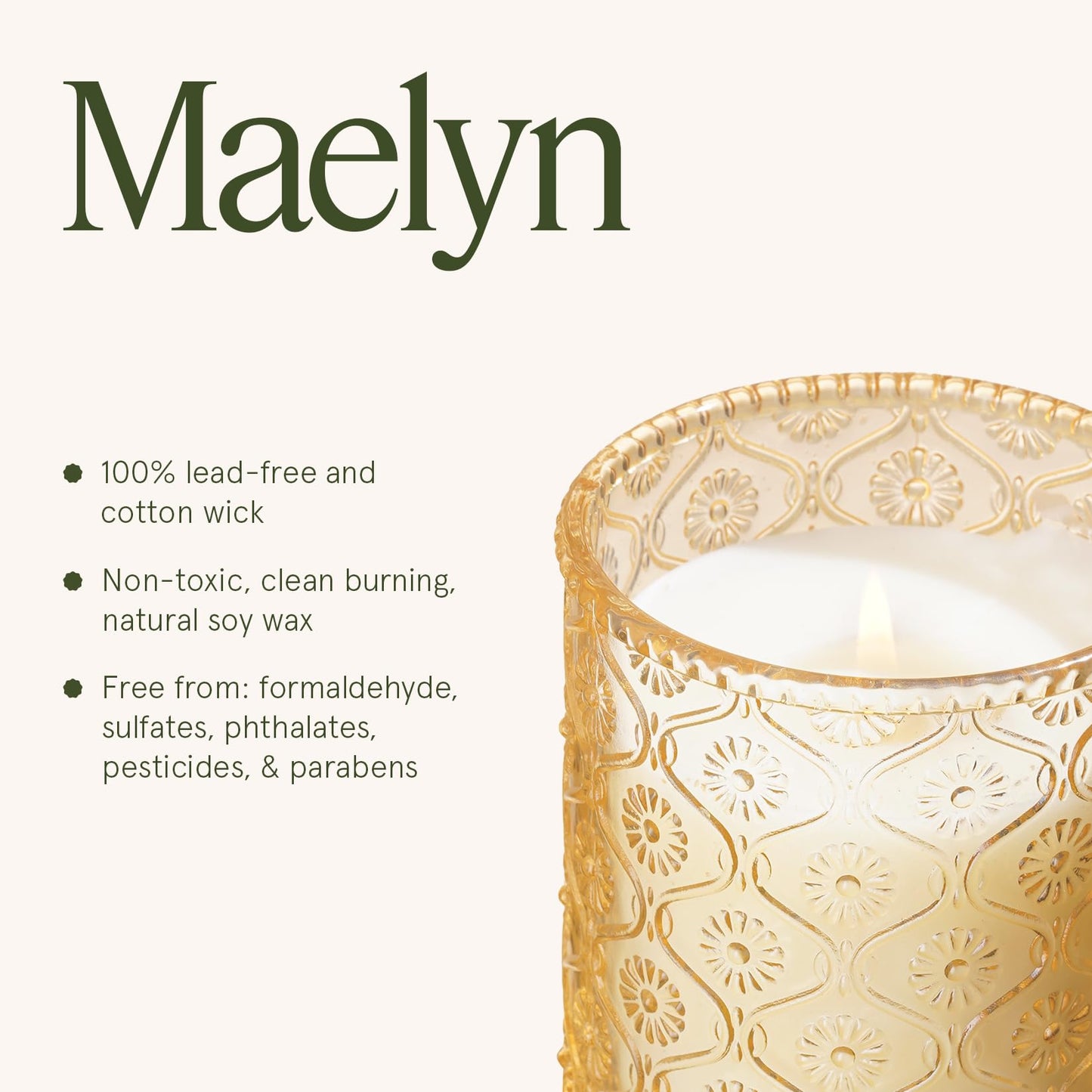 LA JOLIE MUSE Tahitian Lychee Candle - Lychee, Melon, Pineapple | 6 oz Natural Soy Wax | 40 Hours Clean Burn | Tropical Fruit Candle | Gift for Little Getaway