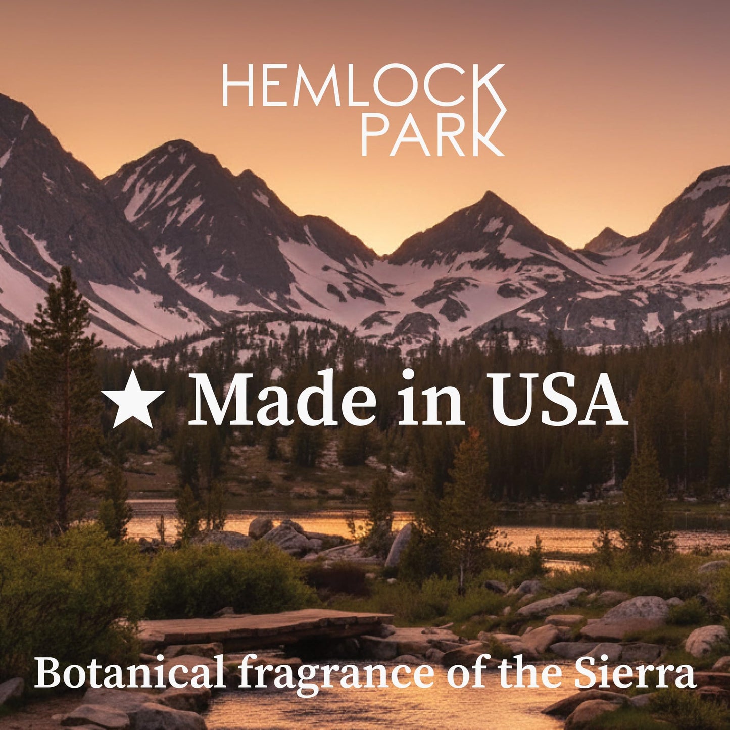 Hemlock Park Palo Santo Apothecary Hand-Poured Scented Candle | Crackling Wood Wick, Botanical Fragrance & Coconut Wax | Up to 60 Hour Burn Time | 8 oz