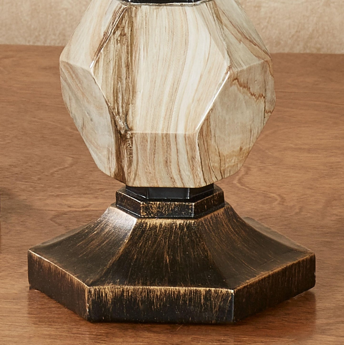 Zane Candleholders Black/Gold Set of Two