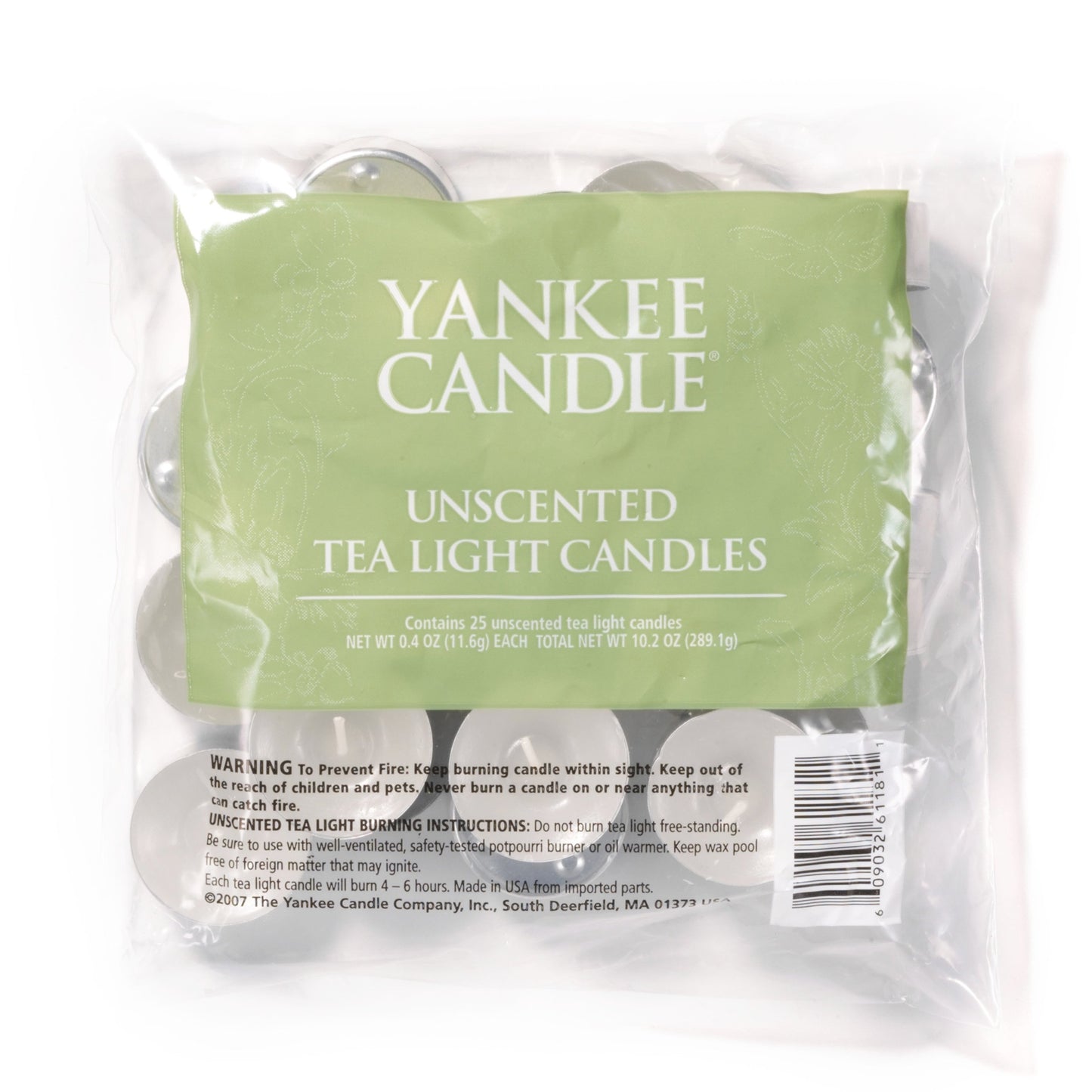 Yankee Candle tealight (Bag of 25) unscented