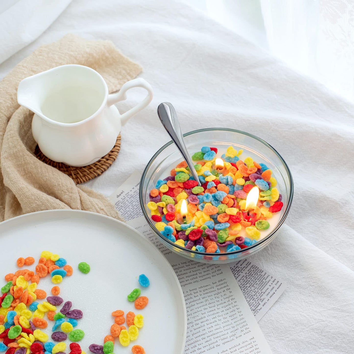 Fruity Cereal Bowl Scented Soy Candle